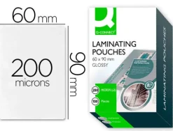 FELLOWES PACK DE 100 FUNDAS PARA PLASTIFICAR BRILLO PARA TARJETAS 60 X 90MM - 125 MICRAS - ALTA CALIDAD - TRANSPARENTE