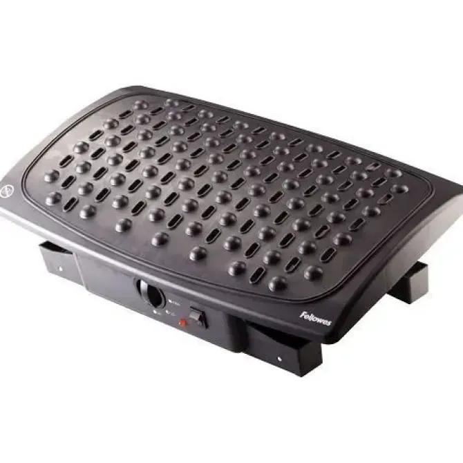 FELLOWES REPOSAPIES CON CALEFACCION CLIMATE - TEMPERATURA REGULABLE EN 3 NIVELES - POTENCIA 125W Y 250W - SUPERFICIE EFECTO MASAJE