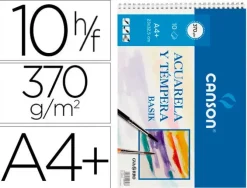 FILA BLOC ACUARELA GUARRO A4 ESP.370G 10H 200400698 MAK600066