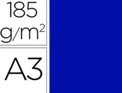 FILA CARTULINA GUARRO A3 185G AZUL ULTRAMAR 200040203 MAK655111