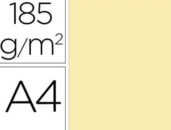 FILA CARTULINA GUARRO A4 185G CREMA 200040153 MAK655390