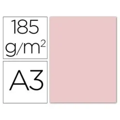 FILA CARTULINA GUARRO A3 185G ROSA 200040189 MAK649498