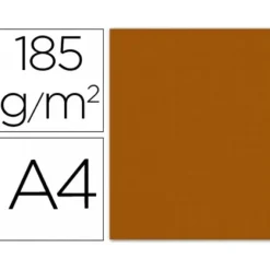 FILA CARTULINA GUARRO A4 185G CUERO 200040175 MAK655410