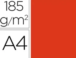 FILA CARTULINA GUARRO A4 185G TOMATE 200040161 MAK655396
