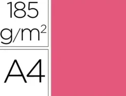 FILA CARTULINA GUARRO A4 185G FUCSIA 50/UD 200040160 MAK655395