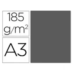 FILA CARTULINA GUARRO A3 185G GRIS PLOMO200040215 MAK655103