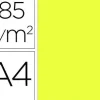 FILA CARTULINA GUARRO A4 185G AMARILLO LIMÓN200040154 MAK655391