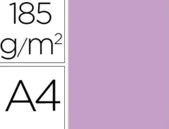 FILA CARTULINA GUARRO A4 185G LILA