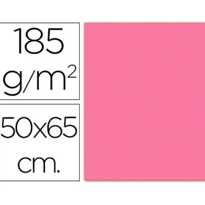 FILA CARTULINA GUARRO 50X65 185G CHICLE 400080162 MAK649210