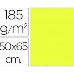 FILA CARTULINA GUARRO 50X65 185G LIMON 200040220 MAK649938
