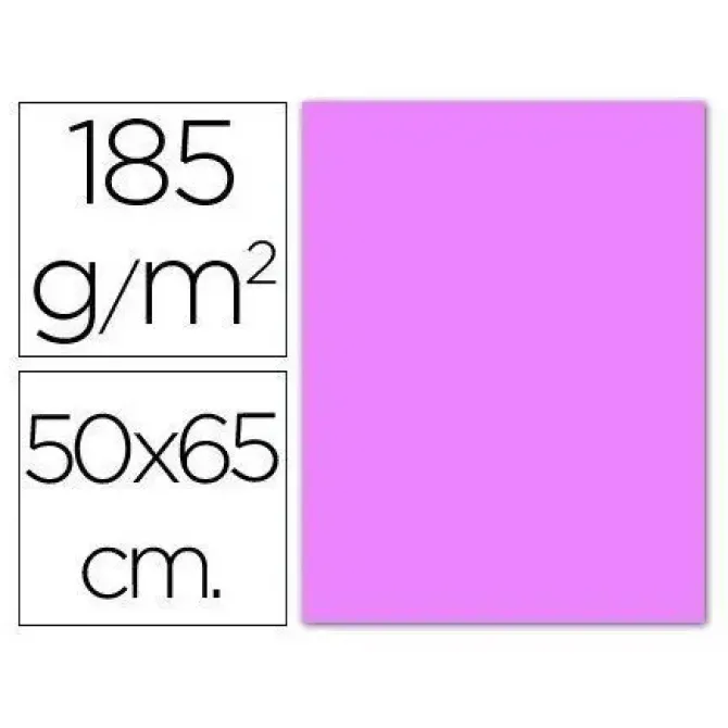 FILA CARTULINA GUARRO 50X65 185G LILA 200040230 MAK649931