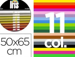 FILA CARTULINA 50X65 CAJA C 25HOJX11COLORS 0040832/40832 MAK295008