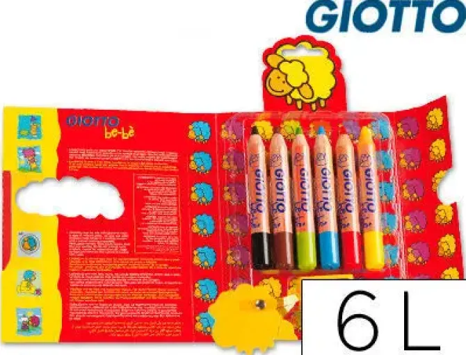 FILA LAPICES GIOTTO BEBE SUPER LAPICES/6UD 466400 MAK649582