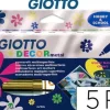 FILA ROTULADOR GIOTTO DECOR METAL CAJA DE 5 ROTULADORES