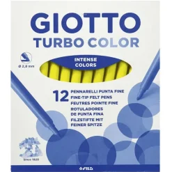 FILA ROTULADOR GIOTTO TURBO AMARILLO 12UD 485002 MAK649242