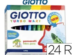 FILA ROTULADOR GIOTTO TURBO MAXI 24COLORES 455000 MAK649978