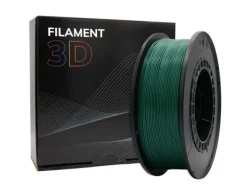 FILAMENTO 3D PLA - DIAMETRO 1.75MM - BOBINA 1KG - COLOR VERDE OSCURO