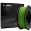 FILAMENTO 3D PLA - DIAMETRO 1.75MM - BOBINA 1KG - COLOR VERDE MANZANA