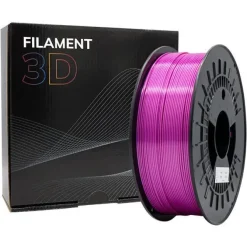 FILAMENTO 3D PLA SILK - DIAMETRO 1.75MM - BOBINA 1KG - COLOR ROSA