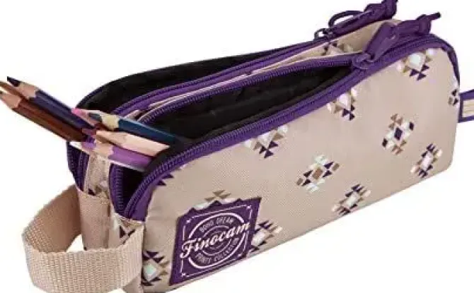 FINOCAM ESTUCHE DOS CREMALLERAS ETNIC 5013023