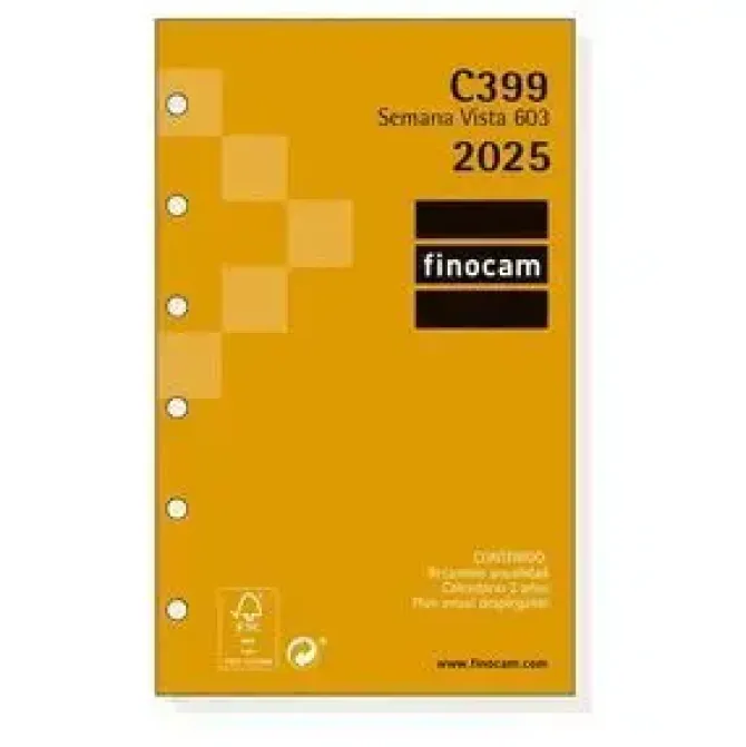 FINOCAM RECAMBIO ANUAL 2025 603 SV C399