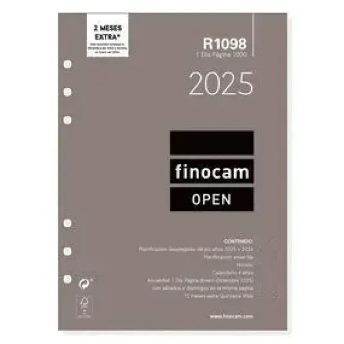 FINOCAM RECAMBIO ANUAL 2025 1000 DP R1098