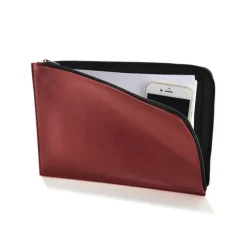 FRAGA CARTERA CREMALLERA PIEL DYNAMIC COLOR ROJO A5 CUARTILLA FR75546