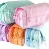FRAGA PORTATODO ESTUCHE TRIPLE CON SOLAPA COLORES PASTEL 58305