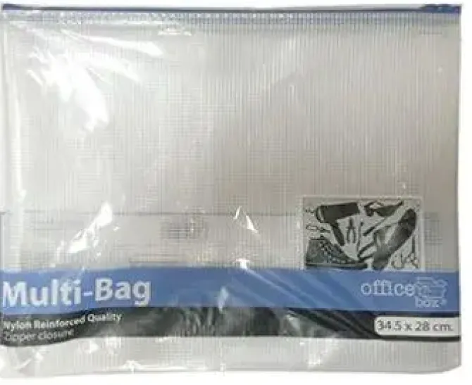 FRAGA SOBRE MULTIUSO CREMALLERA A4 345X280 AZUL FR34114