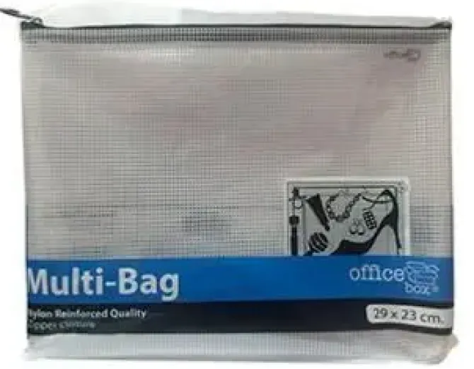 FRAGA SOBRE MULTIUSO CREMALLERA B5 290X230MM NEGRA FR34125