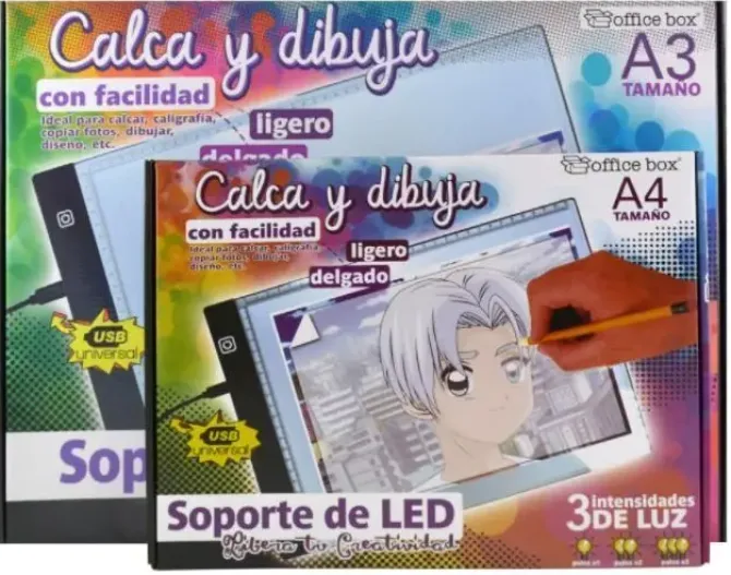 FRAGA SOPORTE LUZ PARA CALCAR Y DIBUJAR A3