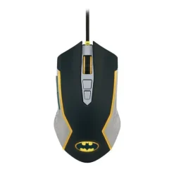 FR-TEC BATMAN RATON USB HASTA 8000DPI - ILUMINACION LED AMARILLO - PLUG AND PLAY - CABLE TRENZADO DE 1.8M - COLOR NEGRO/GRIS/AMARILLO
