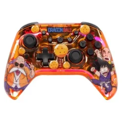 FR-TEC DRAGON BALL Z KAME MANDO/GAMEPAD BLUETOOTH PARA PC, NINTENDO SWITCH - TRANSLUCIDO CON ILUMINACION