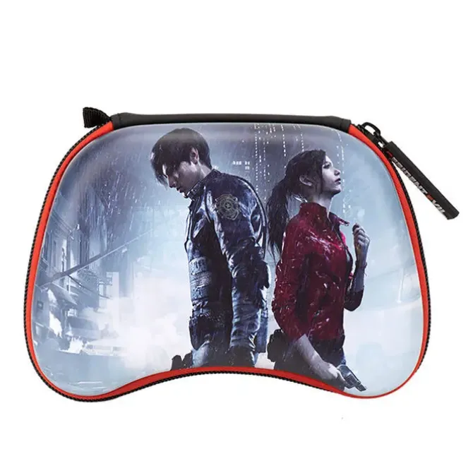 FR-TEC ESTUCHE PARA MANDO RESIDENT EVIL - COMPATIBLE CON DUALSENSE?, DUALSHOCK?, MANDOS XBOX - RESISTENTE Y LIGERO - TIRADOR DE CREMALLERA - MATERIAL INTERIOR MEMORY FOAM - PROTECCION CONTRA GOLPES