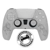 FR-TEC FUNDA DE SILICONA Y GRIPS DRAGON BALL SUPER THERMOCROMATIC PS5 - CAMBIO DE COLOR PROGRESIVO - DISEÑO DE GOKU Y VEGETA - ANTIDESLIZANTE Y RESISTENTE - COLOR GRIS