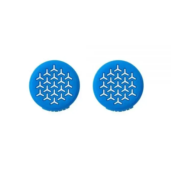 FR-TEC GRIPS PARA DUALSENSE PS5 - RELIEVE PARA MEJOR AGARRE Y PRECISION - PROTECCION DEL JOYSTICK - COLOR AZU/BLANCO