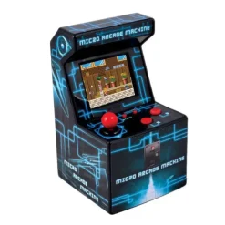 FR-TEC MINI MAQUINA ARCADE ITAL - PANTALLA 2.5 TFT - 250 JUEGOS RETRO - ALIMENTACION CON 3 PILAS AA - VOLUMEN AJUSTABLE - MEDIDAS 15X9X8.8CM - COLOR VARIOS