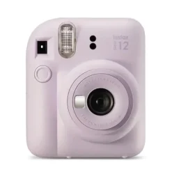FUJIFILM INSTAX MINI 12 LILAC PURPLE CAMARA INSTANTANEA - TAMAÑO DE IMAGEN 62X46MM - FLASH AUTO - EXPOSICION AUTOMATICA - MINI ESPEJO PARA SELFIES - MODO PRIMER PLANO
