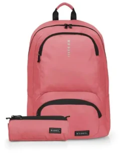 GABOL MOCHILA + ESTUCHE CORAL SALMON WATERRESIST 233758036