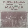 GIO TIRA ETIQUETA VISOR CARPETA GIO MASTER 25X20 TIRAS 07008
