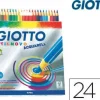 GIOTTO STILNOVO ACQUARELL PACK DE 24 LAPICES DE COLORES ACUARELABLES HEXAGONALES - MINA 3.3 MM - MADERA - COLORES SURTIDOS