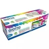 GIOTTO TEMPERA PACK DE 12 BOTES DE 25 ML. + PINCEL - BASE AGUA - EXCELENTE COBERTURA - COLORES SURTIDOS