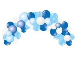 GLOBO 100% LATEX BIODEGRADABLE GUINARLDA ARCO BABY BLUE 55 UNIDADES