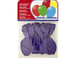GLOBOS FORMA REDONDA COLOR LILA MORADO 20 UDS CS63222