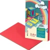 GOMA EVA A4 CAMPUS COLLEGE 2MM COLOR ROJO