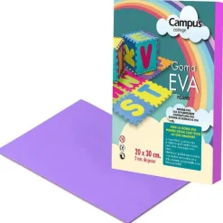 GOMA EVA A4 CAMPUS COLLEGE 2MM COLOR MORADO