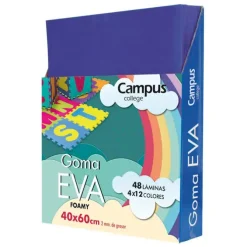 GOMA EVA CAMPUS COLLEGE 40X60 2MM COLOR AZUL ULTRA