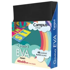 GOMA EVA CAMPUS 40X60 NEGRO