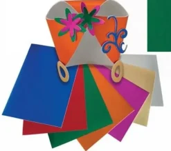 GOMA EVA FAJEDA 400X600X2 MET.VERD P3