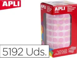 GOMETS EN ROLLOS CIRCULO ROSA 10,5 MM 5192 UNIDADES
